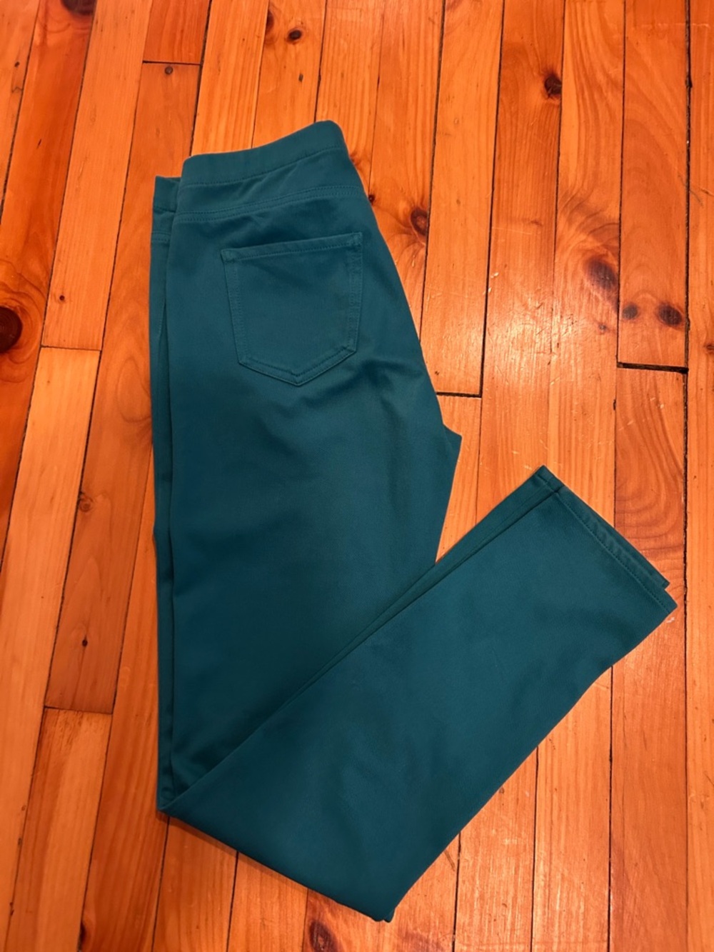 Uniqlo Teal Ponte Stretch Leggings